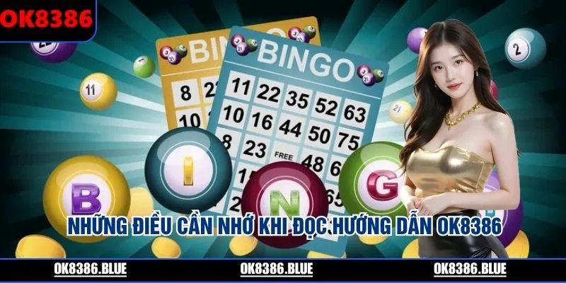 Những điều cần nhớ khi đọc hướng dẫn OK8386